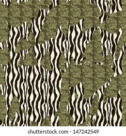 Seamless patterned texture in the form of square tiles