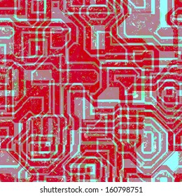 Seamless patterned texture in the form of square tiles