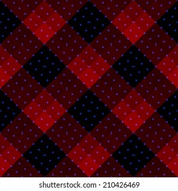 Seamless patterned texture in the form of square tiles
