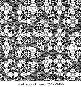 Seamless patterned texture in the form of square tiles