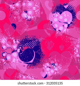 Seamless patterned texture in the form of square tiles