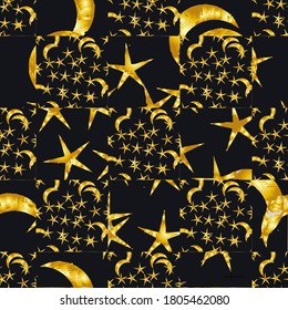 Seamless patterned wallpaper in the form of a square
tile eps 10