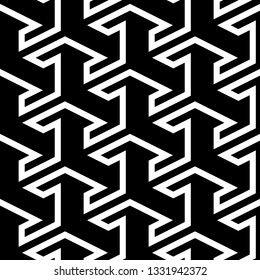 Seamless pattern.Ethnic background. Curves ornament. Linear backdrop. Geometric wallpaper. Tribal motif. Folk vector. Digital paper, textile print, web design