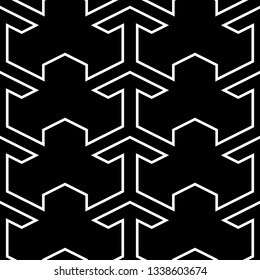 Seamless pattern.Ethnic background. Curves ornament. Linear backdrop. Geometric wallpaper. Tribal motif. Folk vector. Digital paper, textile print, web design