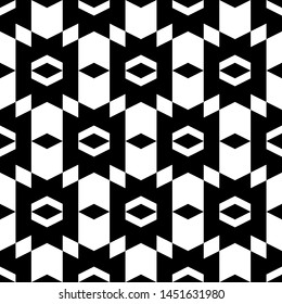 Seamless pattern.Ethnic motif. Rhombuses, figures ornament. Geometrical backdrop. Abstract background. Polygons wallpaper. Digital paper, textile print, web design. Vector.