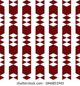 Seamless pattern.Ethnic motif. Rhombuses, figures ornament. Folk wallpaper. Simple shapes background. Geometric backdrop. Digital paper, textile print, web design, abstract.