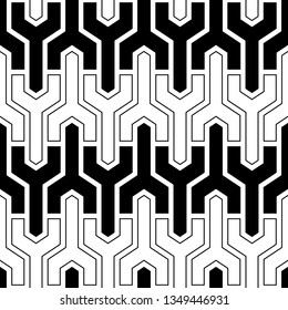 Seamless pattern.Ethnic motif.Shapes backdrop. Simple ornament. Mosaics background. Figures wallpaper. Folk image. Digital paper, textile print, web design, abstract