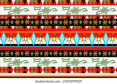 seamless pattern.fabric carpet mandala ornament native boho chevron textile.Geometric African American oriental tranditional vector illustrations. Embroidery style. And fabric patterns background