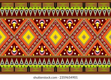 seamless pattern.fabric carpet mandala ornament native boho chevron textile.Geometric African American oriental tranditional vector illustrations. Embroidery style. And fabric patterns background