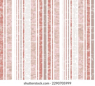 Seamless Pattern.farmhouse style stripes texture. Woven linen cloth pattern background. Line striped closeup weave fabric Monochrome slub Textured green Striped Distressed pink Background. 