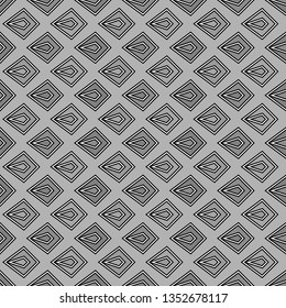 Seamless pattern.Figures background. Rhombuses, kites ornament. Ethnic wallpaper. Polygons motif. Geometric backdrop. Digital paper, textile print, web designing, abstract. Vector