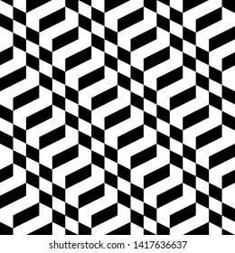 Seamless pattern.Geometric backdrop. Rhombuses, parallelograms ornament. Folk wallpaper. Ethnic motif. Simple shapes background. Digital paper, textile print, web design, abstract.