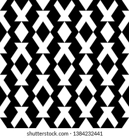 Seamless pattern.Geometric background. Rhombuses, figures ornament. Polygons wallpaper. Diamonds, shapes backdrop. Ethnic motif. Digital paper, textile print, abstract. Vector.
