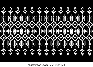 seamless pattern,Geometric, Navajo, traditional ethnic, fabric pattern for textiles, rugs, wallpaper, clothing, sarong, batik, wrapping, embroidery, print, background, cover, illustration, vector,