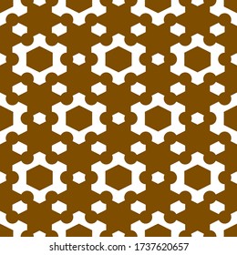 Seamless pattern.Geometrical backdrop. Hexagons, figures ornament. Modern background. Simple shapes wallpaper. Digital paper, web designing, textile print.