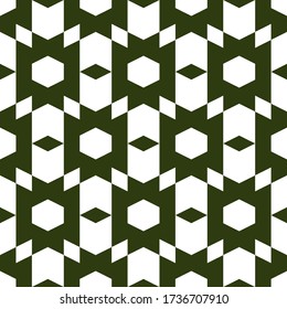 Seamless pattern.Geometrical backdrop. Hexagons, rhombuses, figures ornament. Abstract background. Polygons wallpaper. Digital paper, textile print, web design. Vector.