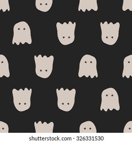 seamless pattern,halloween art  background design for fabric and decor