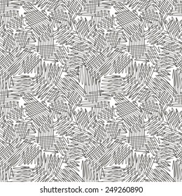 Seamless pattern.Hand drawn scribble colorful seamless texture. Ballpoint. 