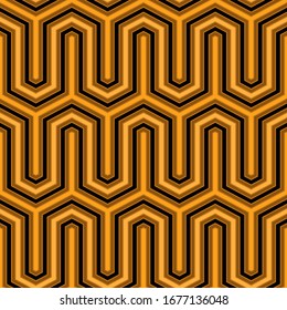 Seamless pattern.Jagged stripes motif. Linear backdrop. Geometric waves ornament. Curves image. 