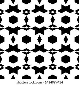 Seamless pattern.Polygons background. Hexagons, rhombuses, figures ornament. Simple shapes wallpaper. Digital paper, web designing, textile print.Geometrical backdrop. Vector.