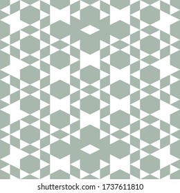 Seamless pattern.Polygons wallpaper. Geometrical backdrop. Hexagons, rhombuses, triangles, figures ornament. Abstract background. Digital paper, textile print, web design. Vector.