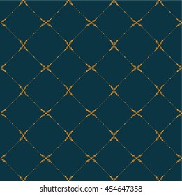 Seamless patterns with abstract decorative ornament.