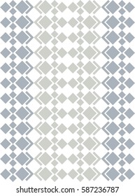 Seamless patterns with abstract decorative ornament. Vector.