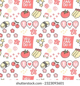 seamless patterns. Abstract design elements in set. Doodles and hand drawn.