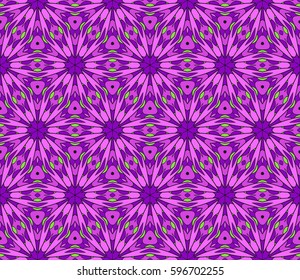 seamless patterns, abstract floral geometric texture. Ornament for interior design, greeting cards, birthday or wedding invitations, paper print. Ethnic background in east style.
