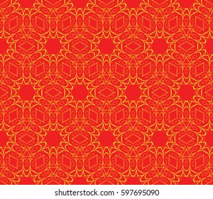 seamless patterns , abstract floral geometric texture. Ornament for interior design, greeting cards, birthday or wedding invitations, paper print. Ethnic background in east style.