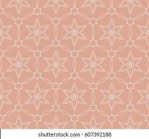seamless patterns, abstract floral geometric texture. Ornament for interior design, greeting cards, birthday or wedding invitations, paper print. Ethnic background in east style.
