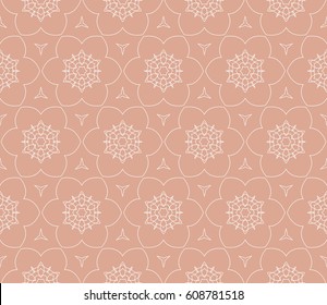 seamless patterns, abstract floral geometric texture. Ornament for interior design, greeting cards, birthday or wedding invitations, paper print. Ethnic background in east style.
