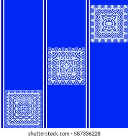 seamless patterns with abstract painted squares