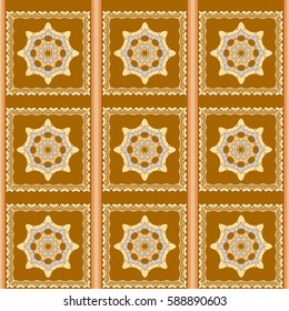 seamless patterns with abstract painted squares