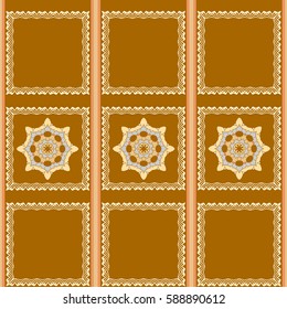 seamless patterns with abstract painted squares