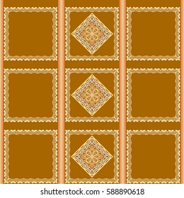seamless patterns with abstract painted squares