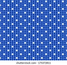 Seamless patterns with American symbols