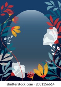 Seamless patterns of Anthurium, Colorful and bright background in modern style 