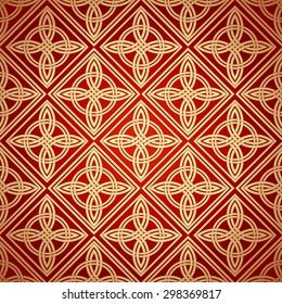 Seamless patterns in arabian style.Geometric textures. Vector illustration