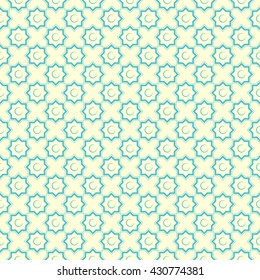 Seamless patterns. Background with seamless pattern in islamic style. Vector illustration.
