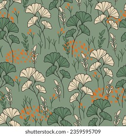 Seamless patterns  for background vector illustration with flowers ,leaf and floral. 
design for paper, fabric cover, interior decoration ,blanket,pillow,t-shirt,
fashion design,wallpaper and print de