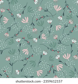 Seamless patterns  for background vector illustration with flowers ,leaf and floral. 
design for paper, fabric cover, interior decoration ,blanket,pillow,t-shirt,
fashion design,wallpaper and print de