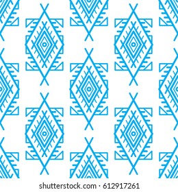 Seamless patterns in boho style.  Ethnic ornament. Tribal art print, background for fabric design, wallpaper, wrapping.