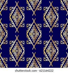 Seamless patterns in boho style.  Ethnic ornament. Tribal art print, background for fabric design, wallpaper, wrapping.