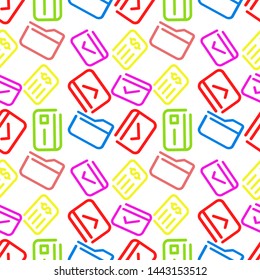 seamless patterns with business themes, very good with various forms related to finance