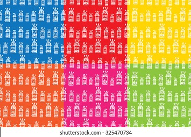 seamless patterns with cake
