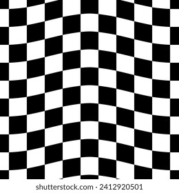 Seamless Patterns of Chess square maze parallelogram vector, abstract cube repeating pattern.