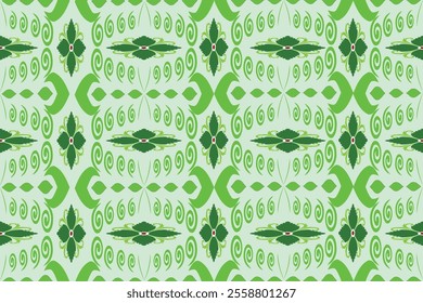 Seamless patterns in Christmas cream