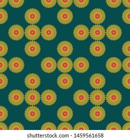 seamless patterns with a circle ornament model, circle texture ornament