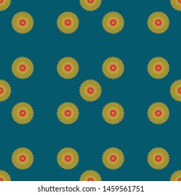 seamless patterns with a circle ornament model, circle texture ornament